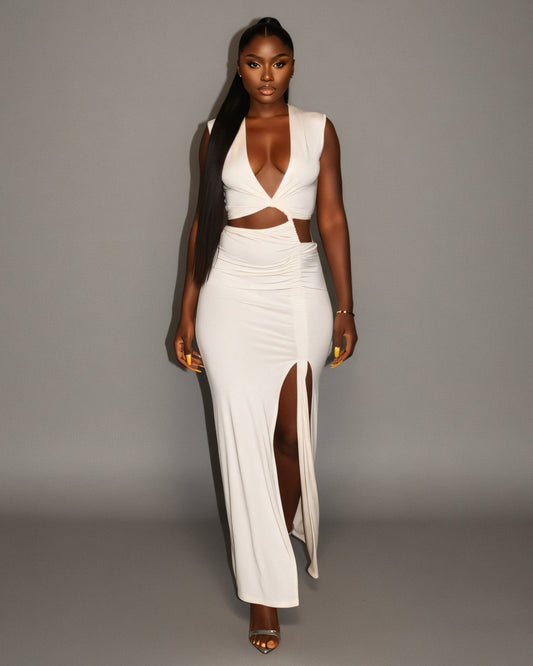 JOVANA Cutout Maxi Dress